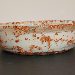 30oz YaDira Resin Bowl with essential oil candle