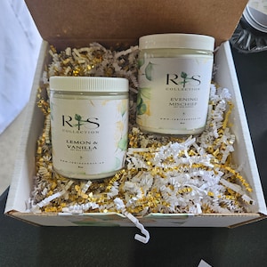 Aromatherapy Soy Candle | Relaxing Essential Oil Candle for Anxiety and Stress Relief | Handmade Gift