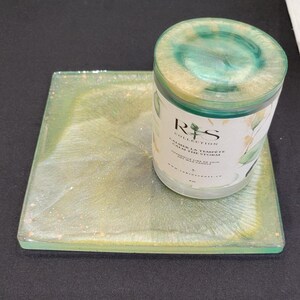 Classic Resin Vessel with essential oil candle