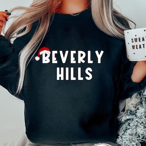 Beverly Hills Christmas Sweatshirt, Beverly Hills 90210, Beverly Hills Hotel, Beverly Hills Jumper, Beverly Hills at Christmas
