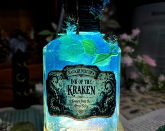 Ink of the Kraken | Cthulhu  | Meer  | Strand | Magische Mixturen | Zauber | Glitzer | goblincore | Zaubertrank flüssig |