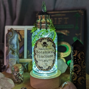 Botanical Tincture | inklusive Beleuchtung | Magisch | Zaubertrank fest | Magic Potion | Potionbottle | Wizard | Witch | LARP