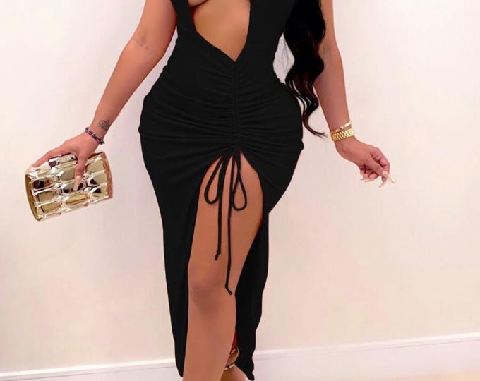 V Neck Dress