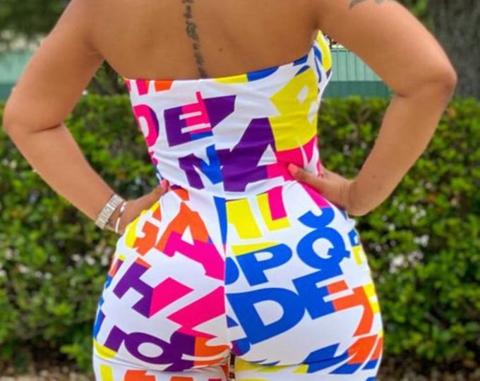 Off shoulders romper