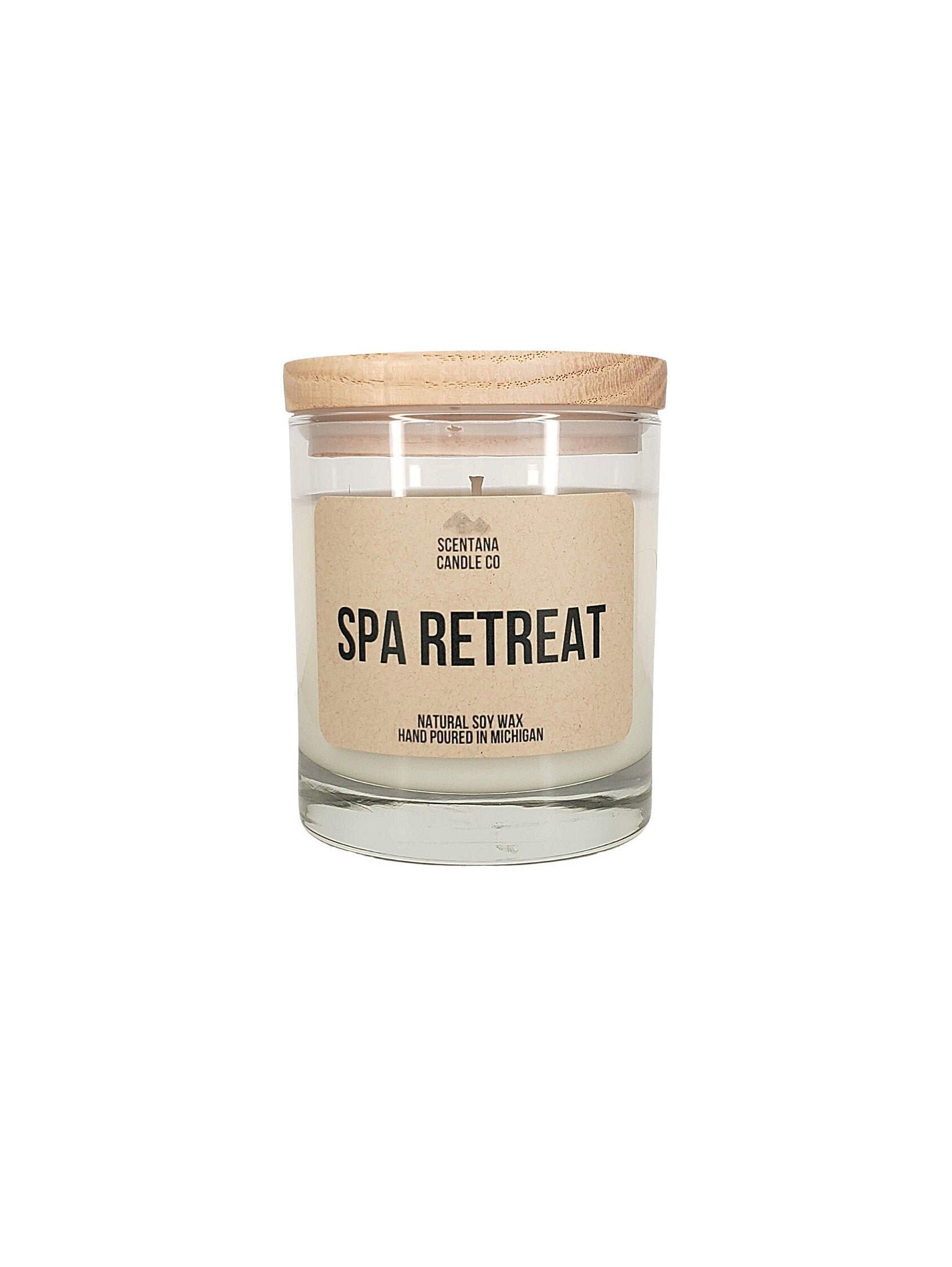 Spa Retreat Scentana Candle Co, Soy Wax Scented Candles Made With