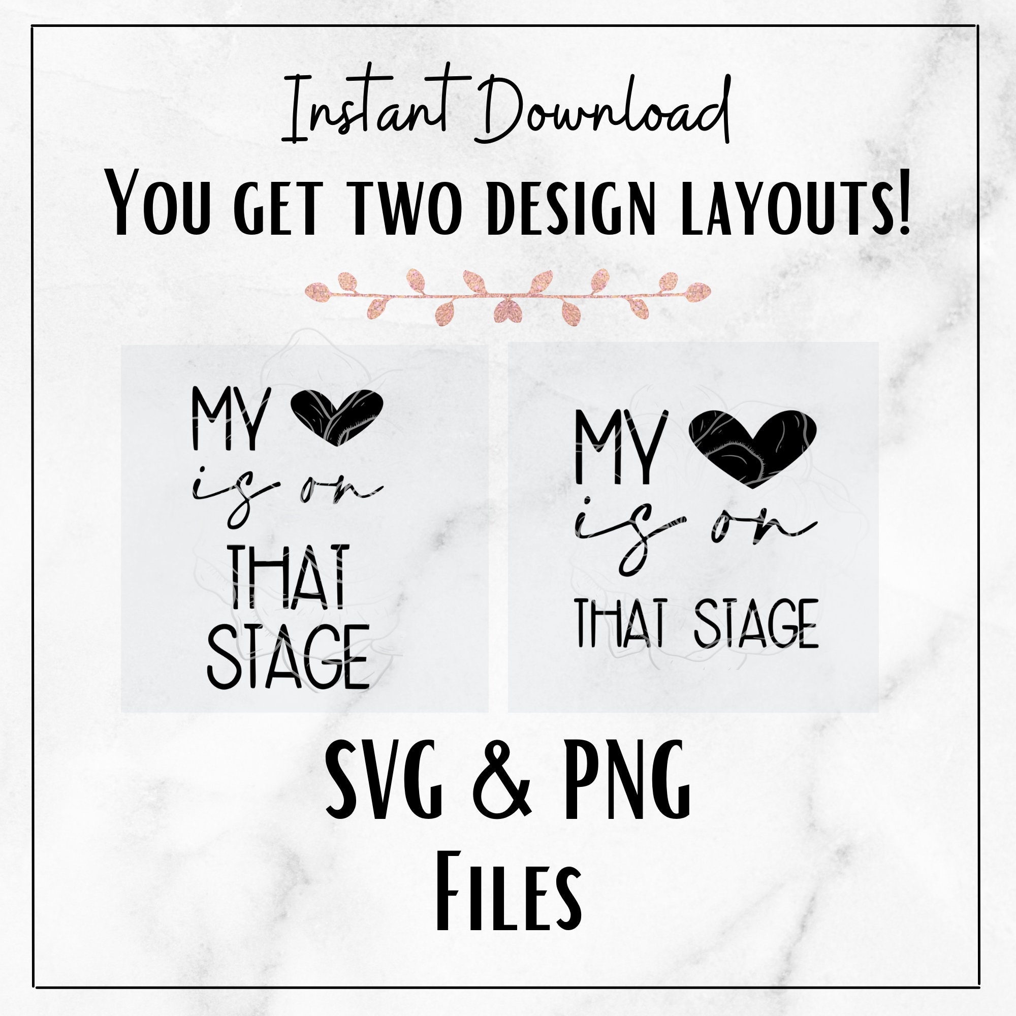 My Heart is on That Stage SVG Mom Shirt SVG Stage Mom SVG Etsy