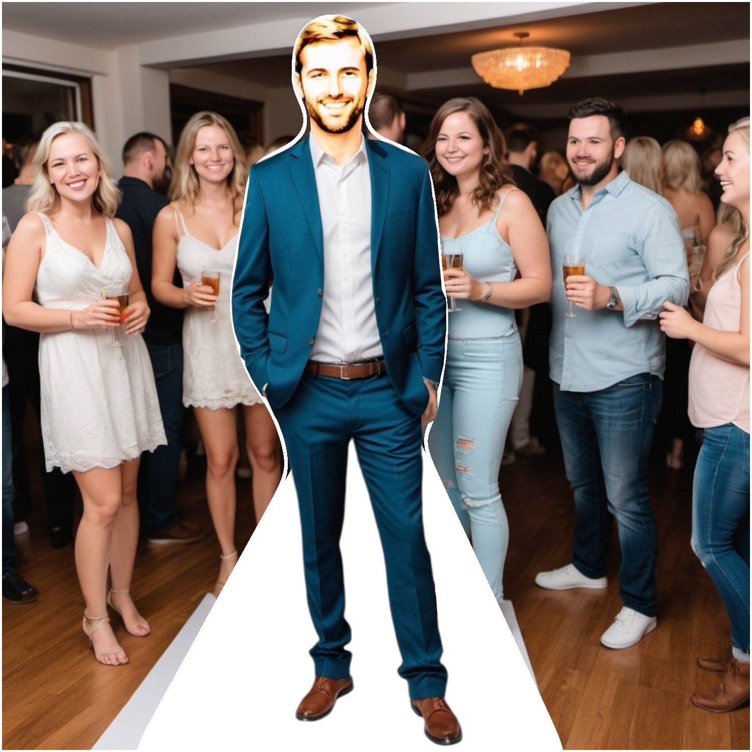 Custom Life Size Cutout, Stand Up, Watepoof, Pesonalized
