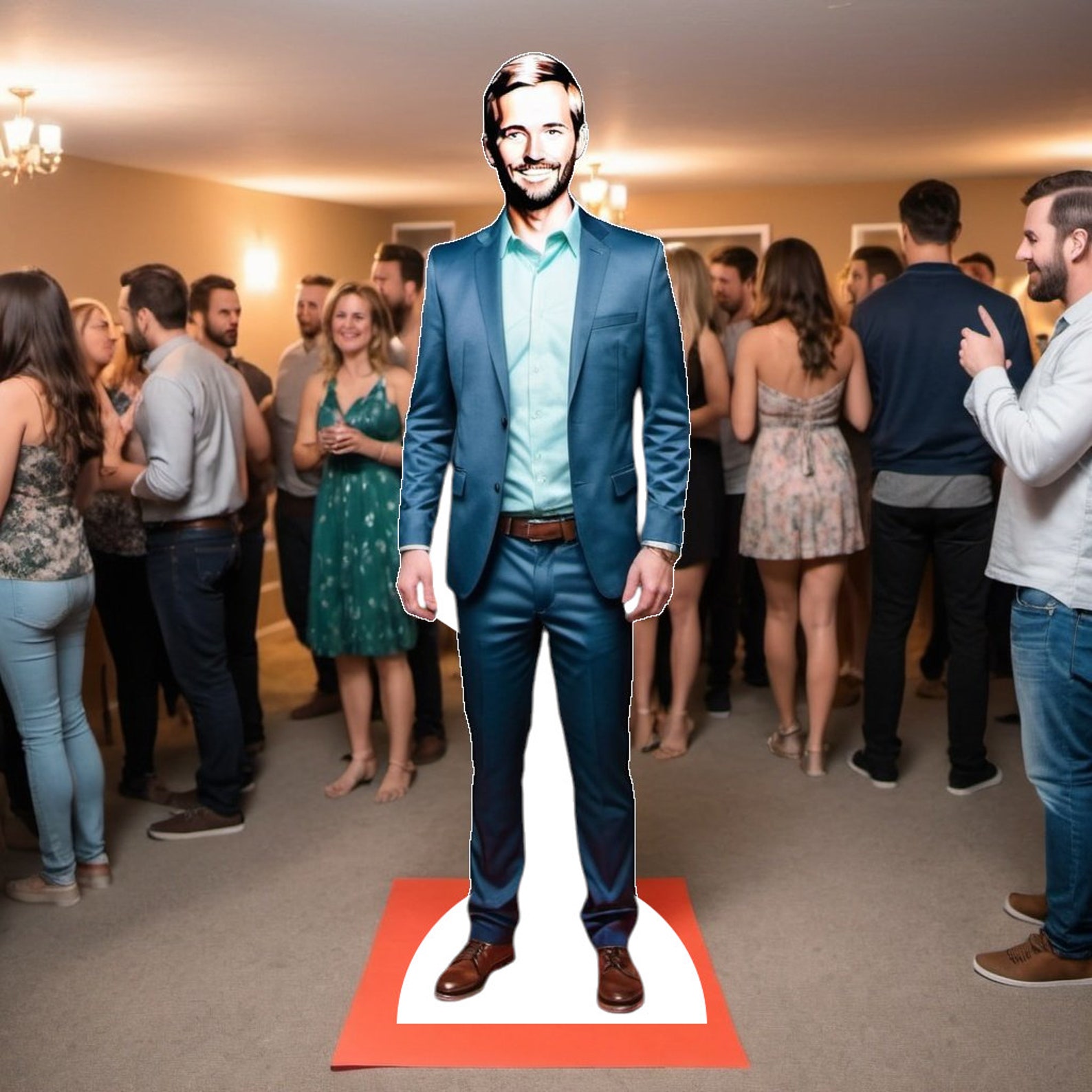 Buy Custo Life Size Cardboard Cutout - Personalized High Resolution