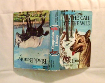 Two books in one volume, Call of the Wild & Black Beauty, which Illustrated Hardcover Classics