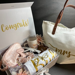 Future Mrs, Bride to Be, Bride Gift, Bridal Gift Basket, Bride Box, Bridal Shower Gift, Engagement Gift Box