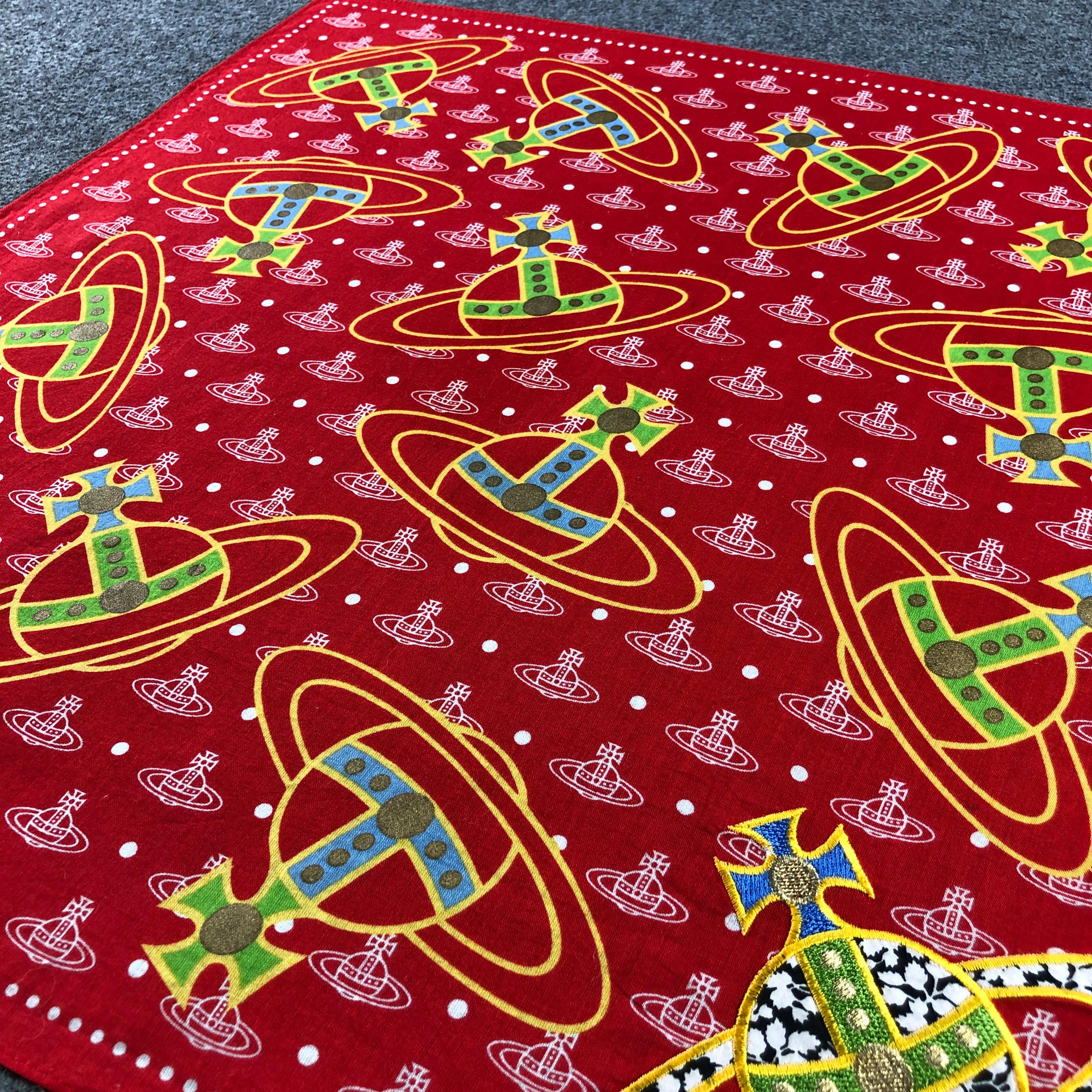 Vintage Vivienne Westwood Orbs Handkerchief, Vivienne Westwood