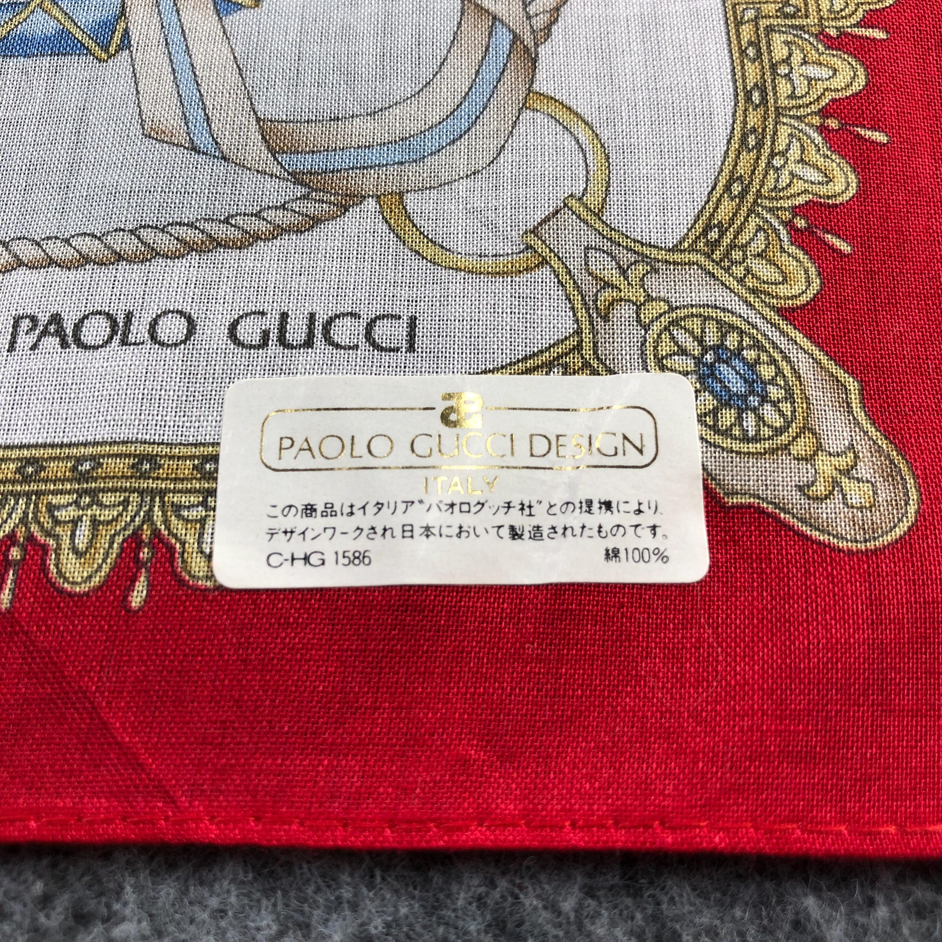 パオロ・グッチ Paolo Gucci 大判スカーフ シルク D560 Paolo Gucci パオロ・グッチ 大判シルクスカーフ D560 パオロ・グッチ