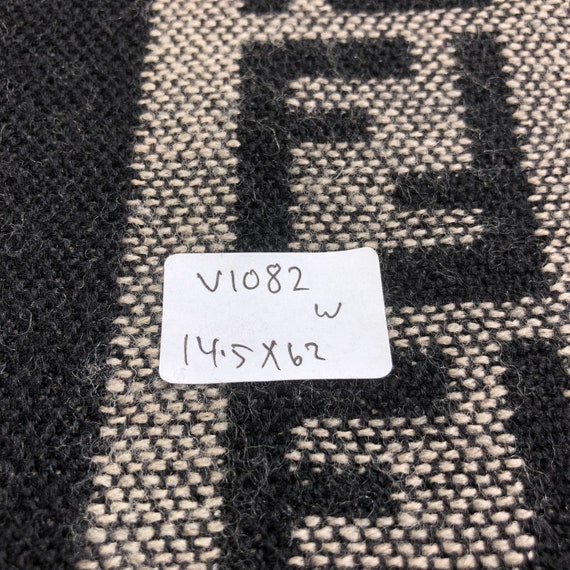 Fendi FF Monogram Full Print Wool Scarf Muffler F… - image 6