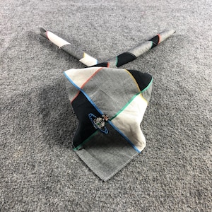 Vintage Vivienne Westwood Handkerchief, Vivienne Westwood Pocket Square, Vivienne Westwood Scarf, Vintage Vivienne Westwood Bandana