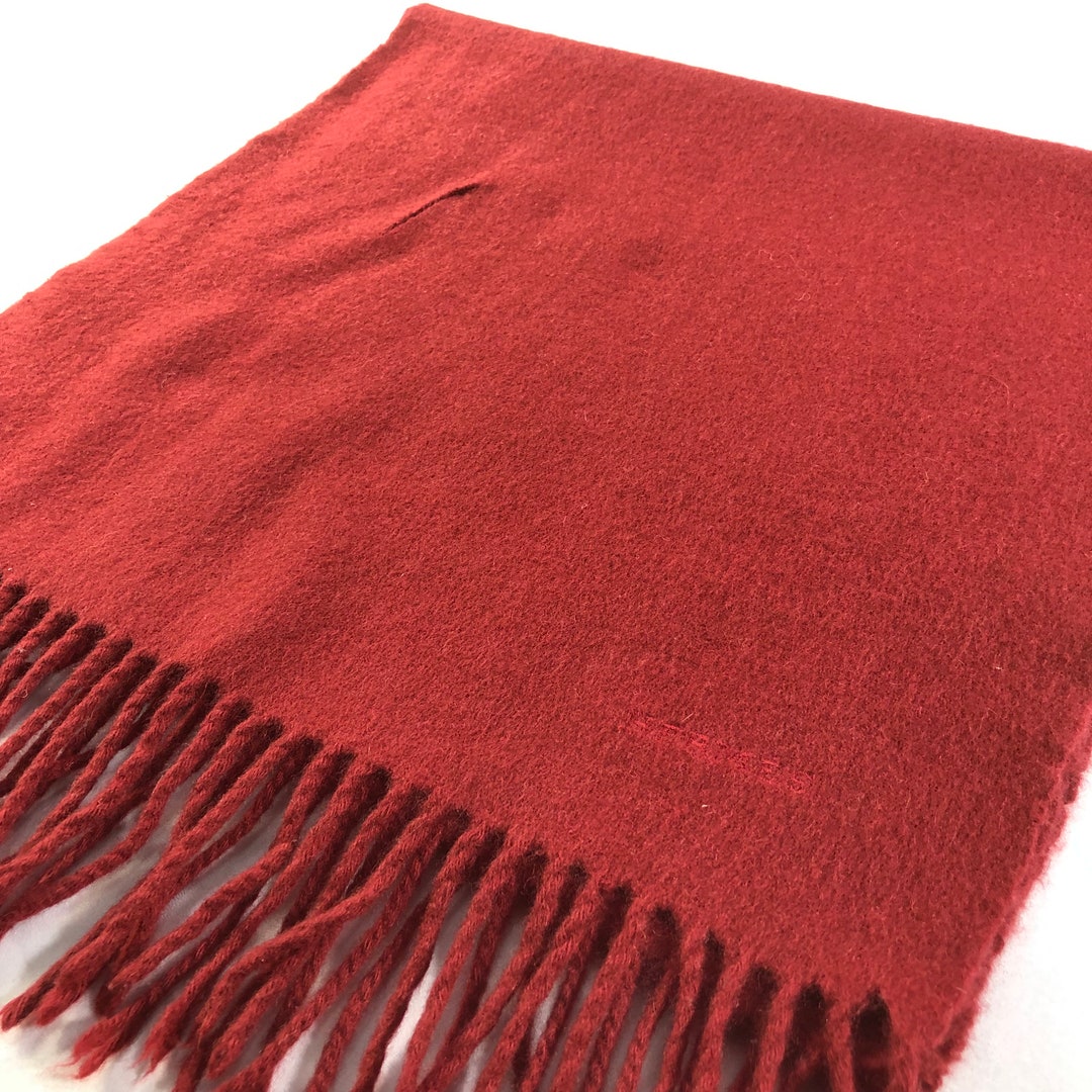 Bufandas de cachemir rojas