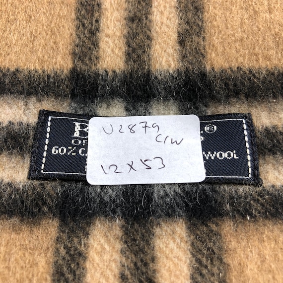 Vintage Burberrys of London Scarf, 60-40% Cashmere /lambswool