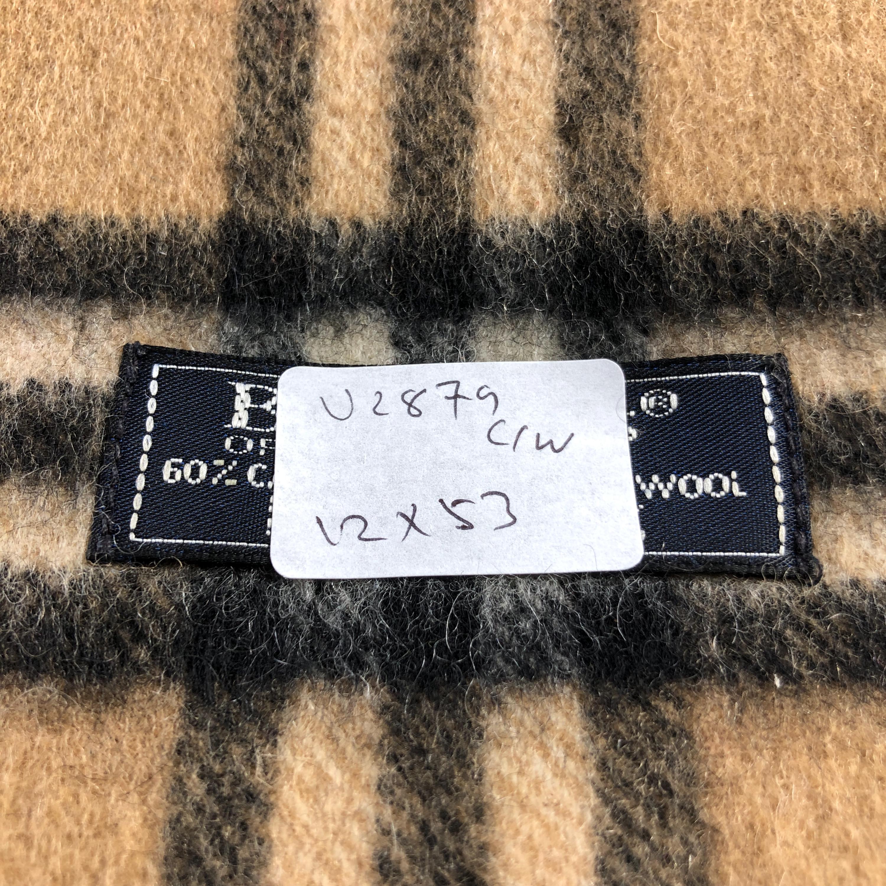 Vintage Burberrys of London Scarf, 60-40% Cashmere /lambswool