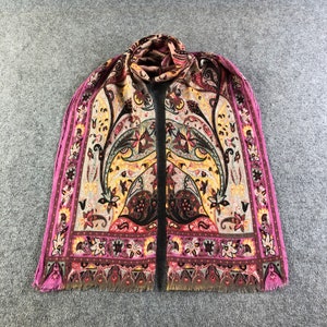 Vintage Etro Silk Scarf, Etro Paisley Scarf, Authentic Etro Scarf, Vintage Etro Milano Silk Scarf, Etro Silk Stole, Vintage Etro Flower