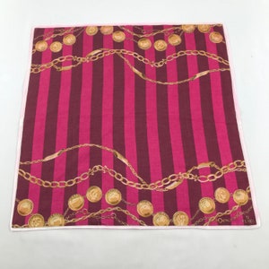 Pañuelo vintage Fendi, pañuelo para el cuello Fendi, bandana vintage Fendi, bufanda Roma Fendi, pañuelo de bolsillo Fendi, pañuelo vintage Fendi para la cabeza