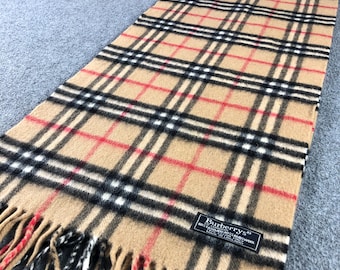Vintage Burberrys of London Scarf, 60-40% Cashmere /lambswool