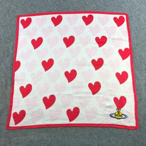 Vintage Vivienne Westwood Handkerchief, Vivienne Westwood Pocket Square, Vivienne Westwood Scarf, Vintage Vivienne Westwood Bandana