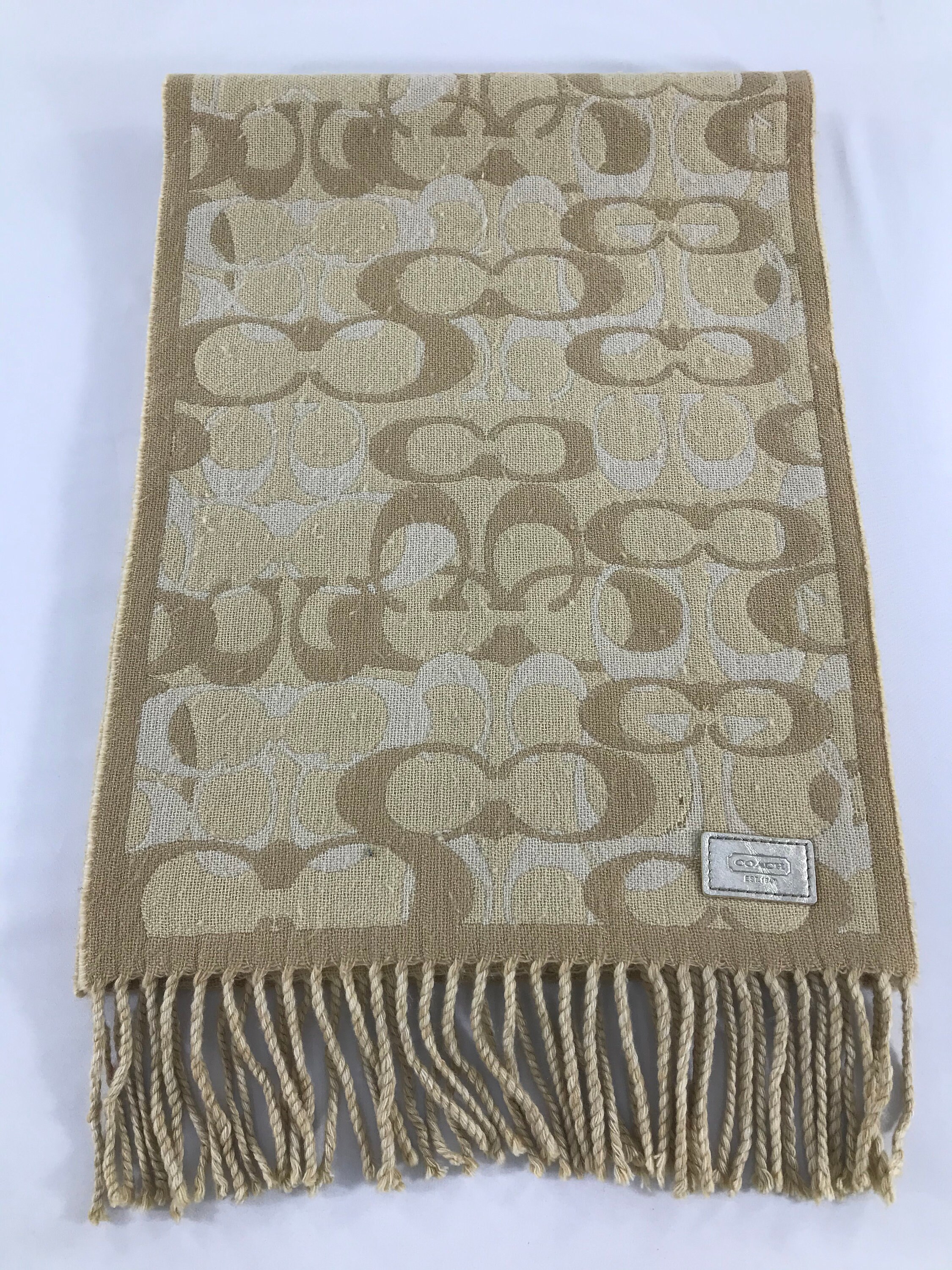 Coach ScarfCoach AccessoriesCoach woolSilk ScarfCoach Etsy