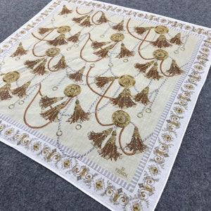 Pañuelo vintage Fendi, pañuelo para el cuello Fendi, bandana vintage Fendi, bufanda Roma Fendi, pañuelo de bolsillo Fendi, pañuelo vintage Fendi para la cabeza