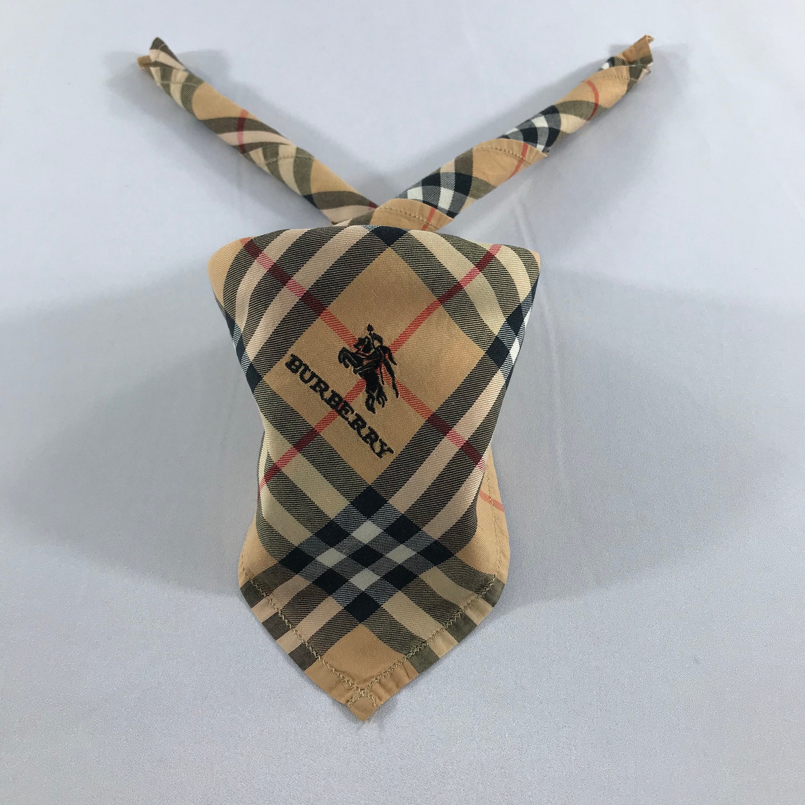 Burberry Handkerchief Pocket Square Burberry Accessories | Etsy