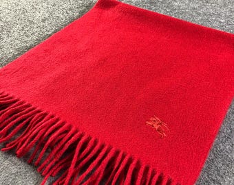 Vintage Burberry Scarf Burberry Scarf Vintage Burberry Muffler Authentic Burberry Scarf Winter Soft Cashmere Scarf Winter Neck Wear