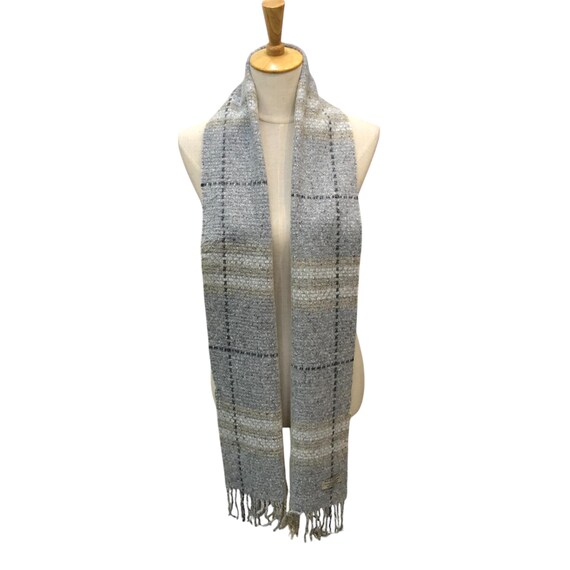 Vintage Burberry Nova Check Wool Scarf Burberry Scarf