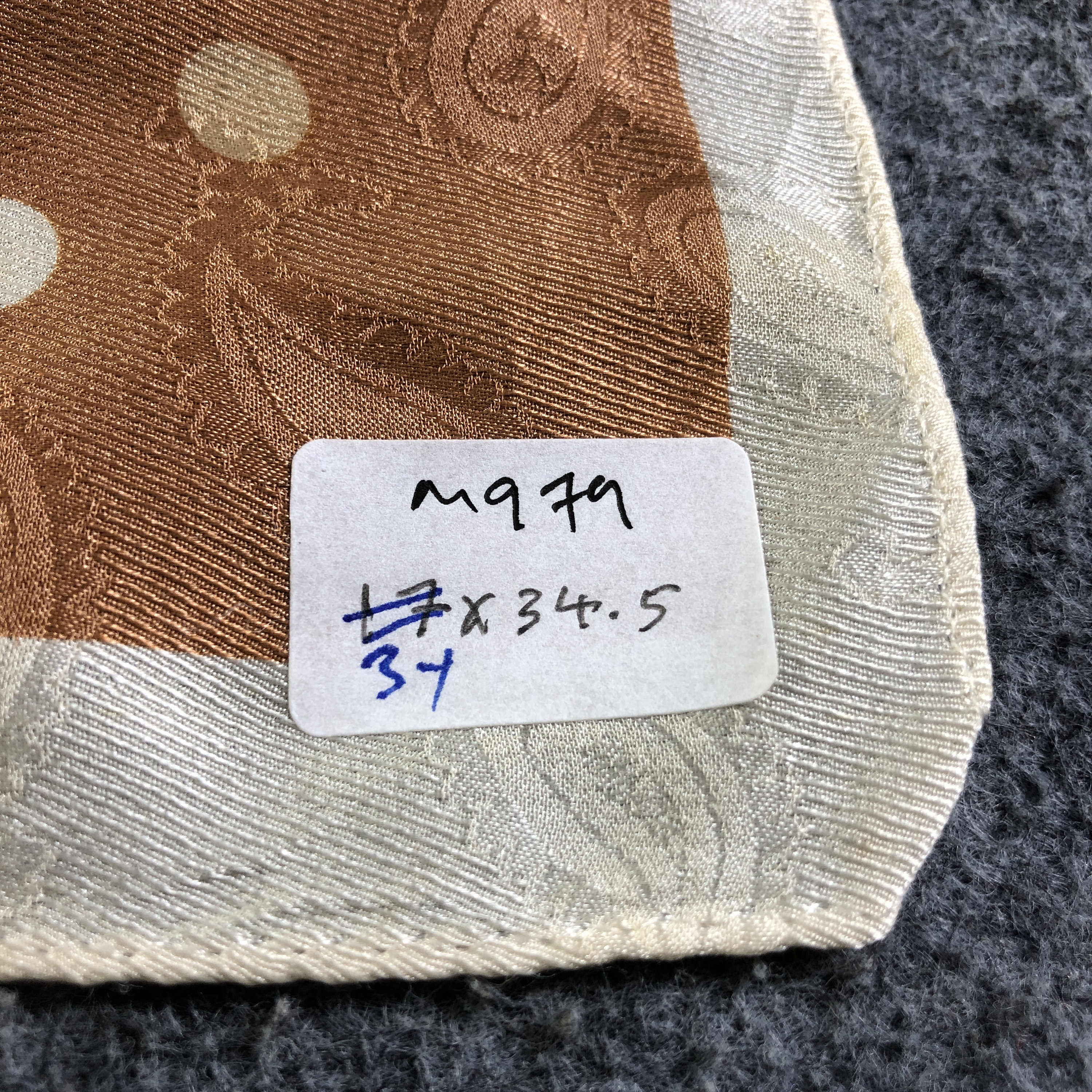Vintage DVF Diane Von Furstenberg Silk Scarf, Copper Brown Paisley