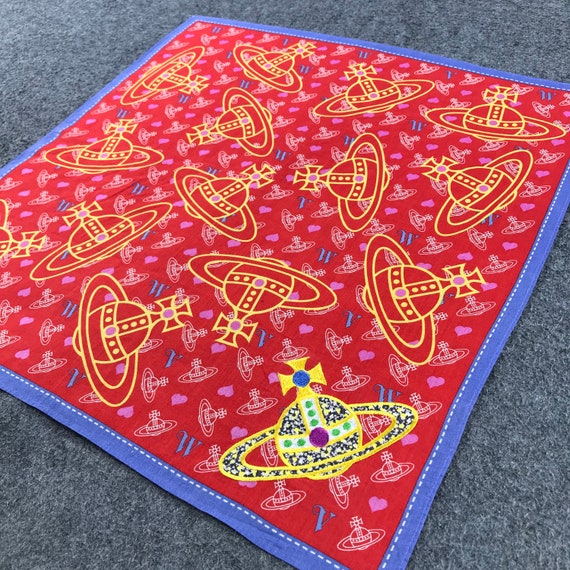 Vintage Vivienne Westwood Orbs Handkerchief, Vivienne Westwood