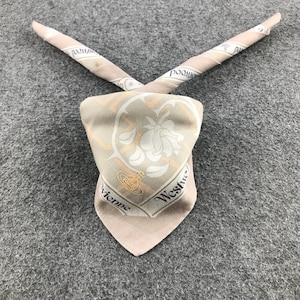 Vintage Vivienne Westwood Handkerchief, Vivienne Westwood Pocket Square, Vivienne Westwood Scarf, Vintage Vivienne Westwood Bandana