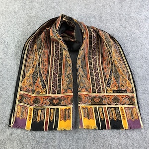 Vintage Etro zijden sjaal, Etro Paisley-sjaal, authentieke Etro-sjaal, vintage Etro Milano zijden sjaal, Etro zijden stola, vintage Etro-bloem