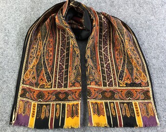Vintage Etro Seidenschal, Etro Paisley Schal, authentische Etro Schal, Vintage Etro Milano Seidenschal, Etro Seidenstola, Vintage Etro Blume