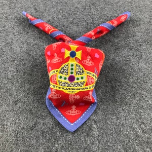 Vintage Vivienne Westwood Handkerchief, Vivienne Westwood Pocket Square, Vivienne Westwood Scarf, Vintage Vivienne Westwood Bandana