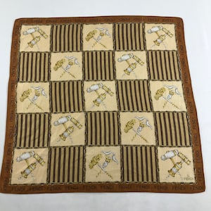 Pañuelo vintage Fendi, pañuelo para el cuello Fendi, bandana vintage Fendi, bufanda Roma Fendi, pañuelo de bolsillo Fendi, pañuelo vintage Fendi para la cabeza