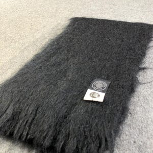 ♡Éé mohair fringe muffler gray ♡Éé mohair fringe muffler （3color） | épine