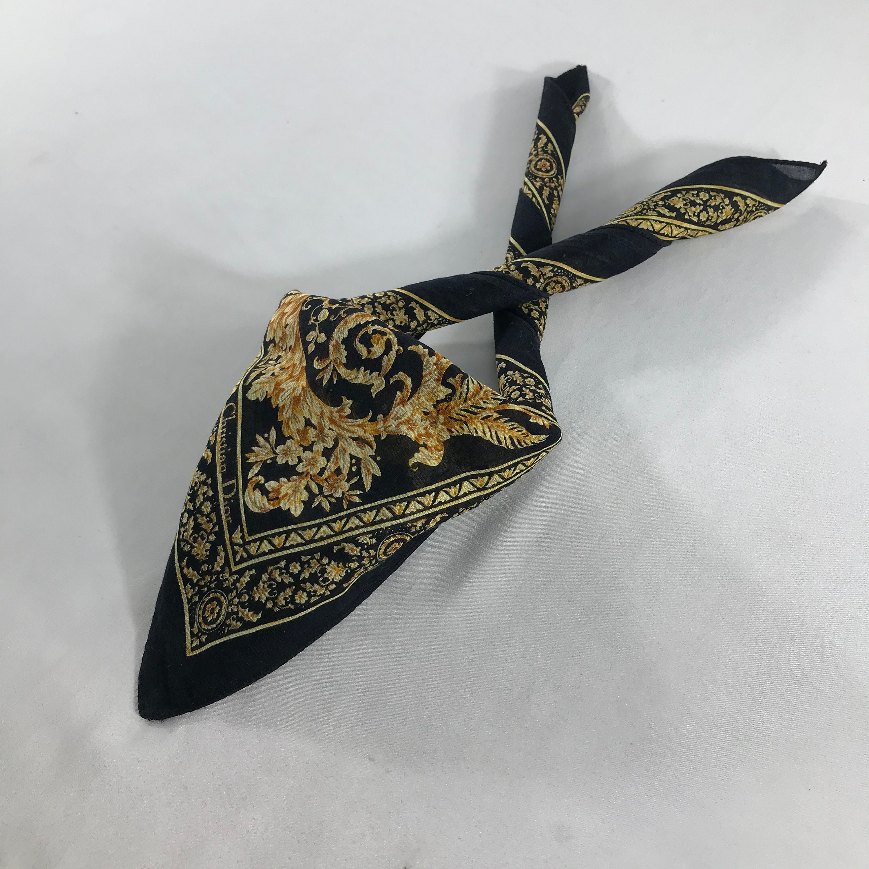 Dior Handkerchief Pocket Square Dior Bandana Dior Scarf Etsy