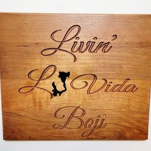 Livin' La Vida Boji- Okoboji Sign