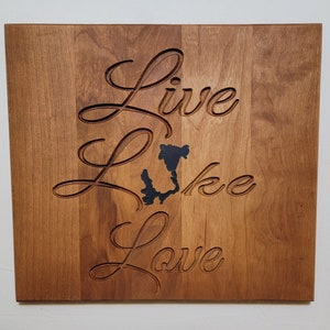 Live, Lake, Love- Okoboji Sign