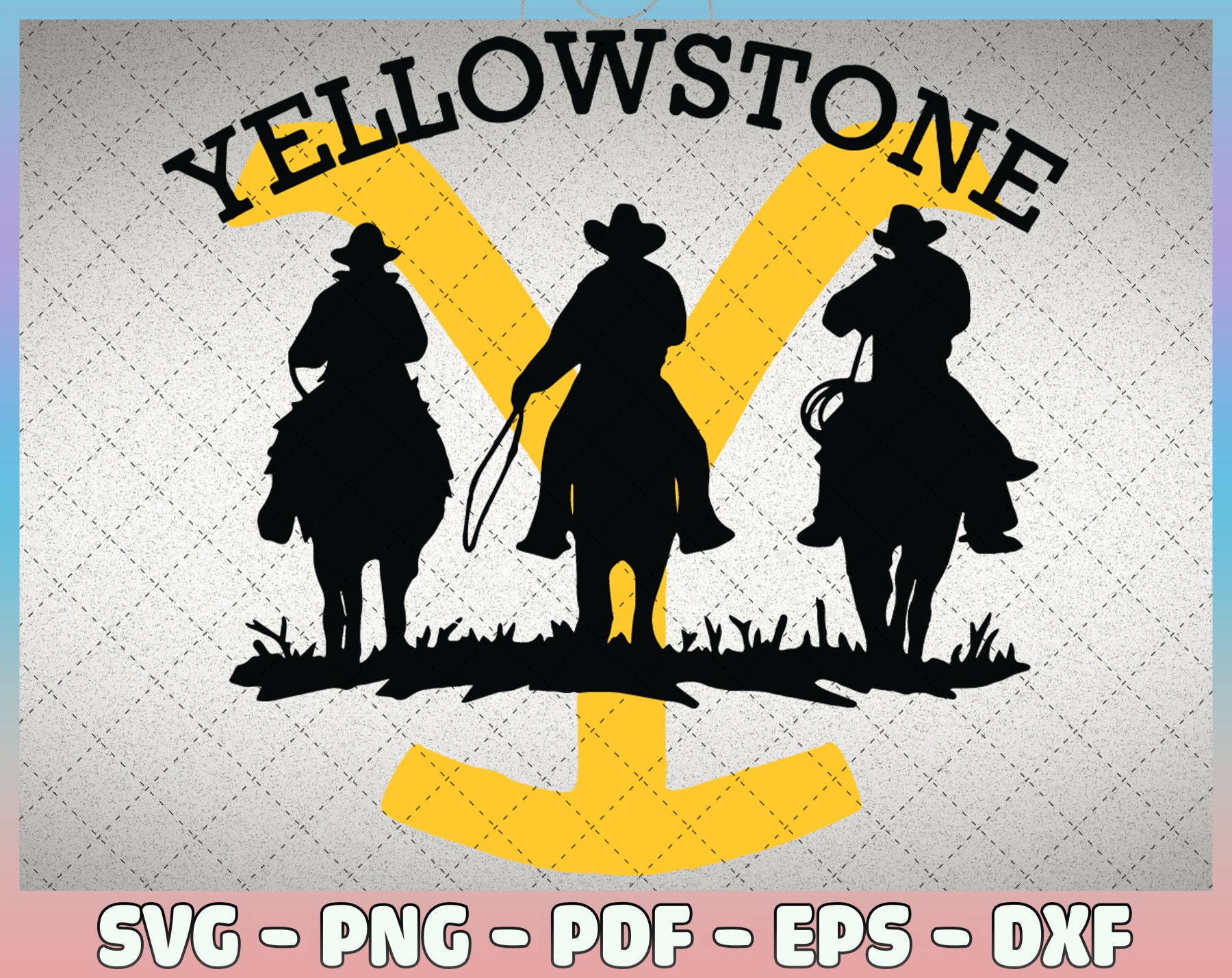 Mark Yellowstone Svg Yellowstone Png Yellowstone Cut Files | Etsy