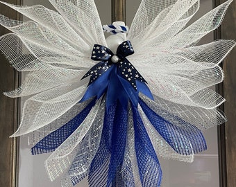 Air Force Angel Tree Topper Military Angel Graveside Memorial 4th of July Veterans' Day Decor