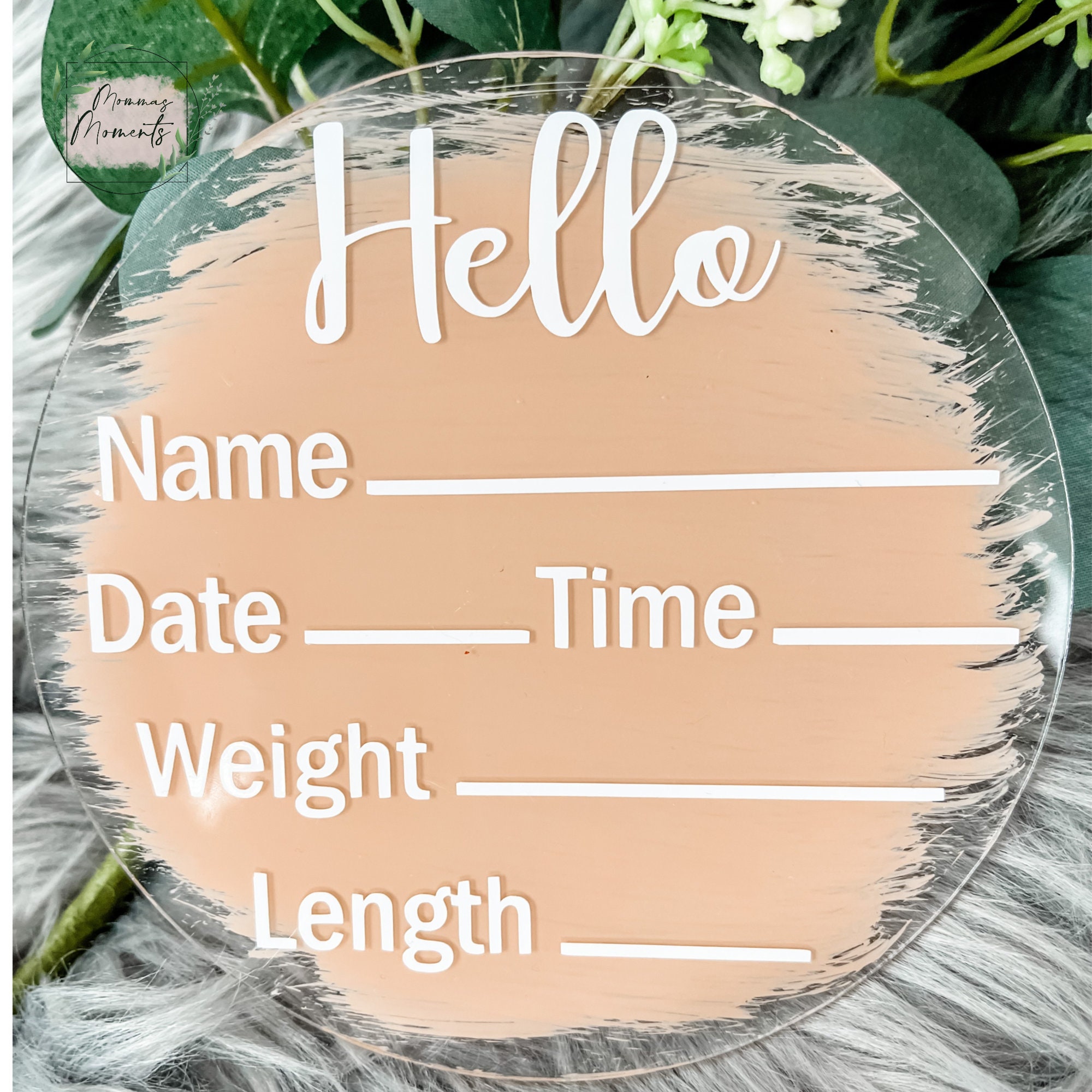 Acrylic Baby Milestones | Baby Milestone Cards | Baby Monthly Photo ...