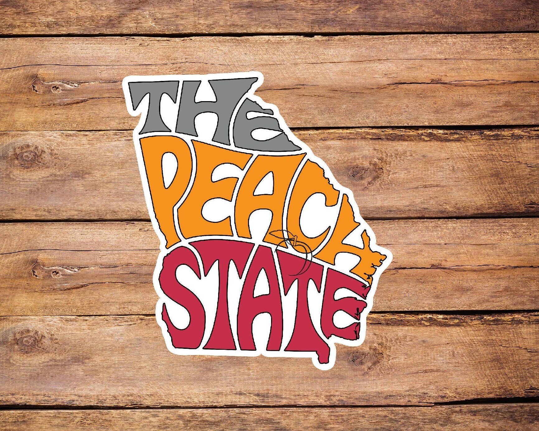 State Sticker Nickname States State Etsy