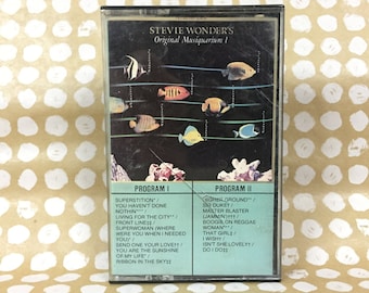 Stevie Wonder's Original Musiquarium I - Vintage very good condition cassette tape - Superstition, Master Blaster, Higher Ground, Sir Duke