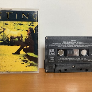Sting - Ten Summoner&#39;s Tales - Vintage 1993 Cassette Tape, Dolby, Tested - If I Ever Lose My Faith In You, Fields Of Gold, Shape Of My Heart