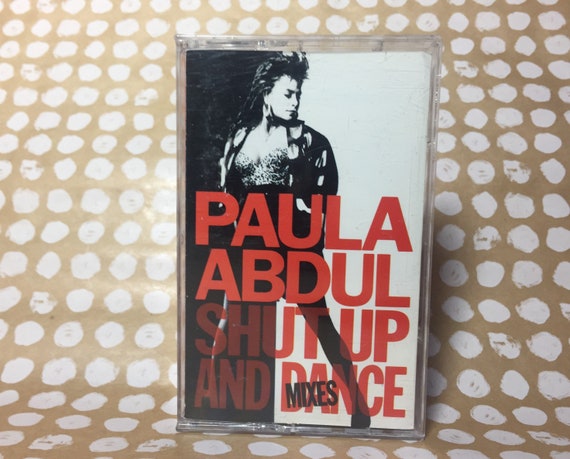 Paula Abdul - Shut Up and Dance (The Dance Mixes) - Vintage Cassette Tape Original 1990 Virgin Release Near Mint Condition incl. Straight Up