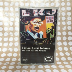 Linton Kwesi Johnson - In Concert With The Dub Band - RARE Vintage Reggae Cassette Tape