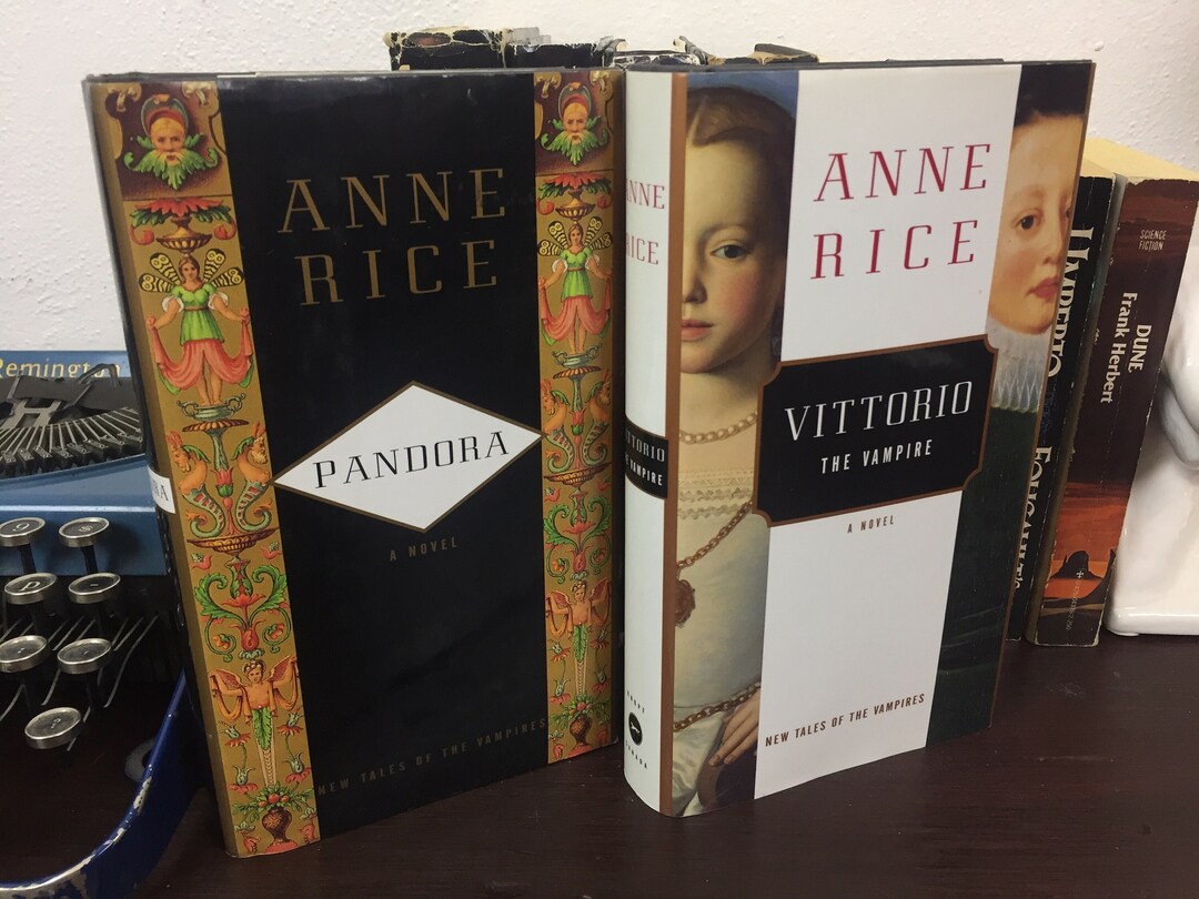 Anne Rice Pandora und Vittorio The Vampire 1. Auflage 1998/99, New ...